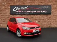Used VW Polo Match 59 HP (43 kW) 2016 Red Hatchback