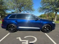 Begagnad Audi Q7 S-Line 231 HK (169 kW) 2019 Blå SUV