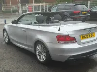 Begagnad BMW 118 Cabriolet M Sport 2010 Silver Cab