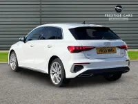 Begagnad Audi A3 Sportback e-tron S-Line 2021 Vit Halvkombi