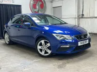 Used Seat Leon FR 125 HP (91 kW) 2018 Blue Hatchback