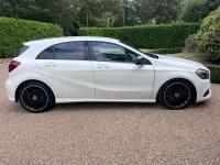 Used Mercedes A160 AMG Line Premium 2018 White Hatchback