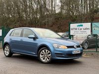 Used VW Golf VII SE 122 HP (89 kW) 2013 Blue Hatchback
