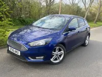 Used Ford Focus Titanium 2016 Blue Hatchback