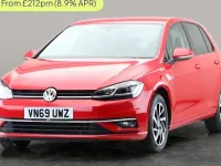 Używany VW Golf VII Edition 150 KM (110 kW) 2020 Czerwony Hatchback