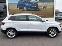 Used Skoda Karoq SE L 116 HP (85 kW) 2019 Moon white metallic SUV