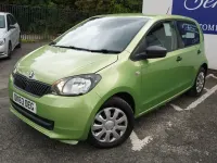 Used Skoda Citigo 60 HP (44 kW) 2013 Green Hatchback