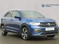 Used VW T-Cross R-line 115 HP (84 kW) 2020 Blue SUV