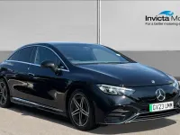 Used Mercedes EQE300 AMG line 180 kW (245 HP) 2023 Cosmos black metallic Sedan