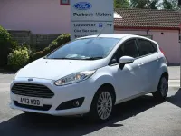 Used Ford Fiesta Titanium 2013 White Hatchback