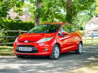 Used Ford Fiesta Zetec 2009 Red Hatchback
