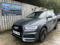 Used Audi Q3 Black Edition 150 HP (110 kW) 2017 Grey SUV