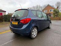 Used Vauxhall Meriva 100 HP (73 kW) 2011 Blue MPV