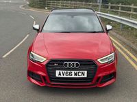 Used Audi S3 Sportback Black Edition 310 HP (228 kW) 2016 Red Hatchback
