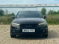 Used Audi A3 S-Line 125 HP (91 kW) 2014 Black Hatchback