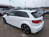 Used Audi S3 Sportback Black Edition 300 HP (220 kW) 2019 White Hatchback