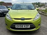 Used Ford Fiesta Zetec 82 HP (60 kW) 2008 Green Hatchback