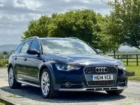 Used Audi A6 Allroad Advanced 245 HP (180 kW) 2014 Blue Estate