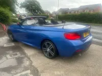 Used BMW 218 M Sport 136 HP (100 kW) 2019 Blue Cabriolet