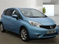Used Nissan Note Acenta Premium 98 HP (72 kW) 2015 Blue Hatchback