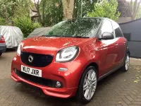 Used Smart ForFour Brabus 90 HP (66 kW) 2017 Red Hatchback