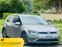Used VW Golf VII Match 115 HP (84 kW) 2019 Silver Hatchback