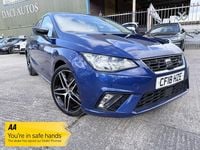 Used Seat Ibiza FR 95 HP (69 kW) 2018 Blue Hatchback