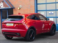 Begagnad Jaguar E-Pace R-Dynamic 2018 Röd SUV