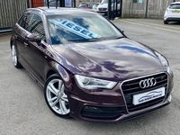 Used Audi A3 S-Line 2014 Red Hatchback