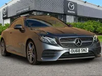 Usado Mercedes E300 AMG Line Premium 245 HP (180 kW) 2018 Cinzento Coupé