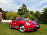 Begagnad VW Beetle Design 105 HK (77 kW) 2014 Röd Halvkombi