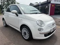 Used Fiat 500 Lounge 69 HP (50 kW) 2014 White Hatchback