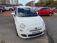 Used Fiat 500 S 69 HP (50 kW) 2015 White Hatchback