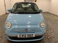Used Fiat 500 Lounge 69 HP (50 kW) 2012 Blue Hatchback