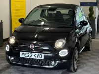 Used Fiat 500 Dolcevita 70 HP (51 kW) 2022 Black Cabriolet