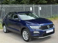 Used VW T-Roc SE 115 HP (84 kW) 2019 Blue SUV