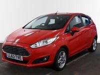 Used Ford Fiesta Zetec 2013 Red Hatchback