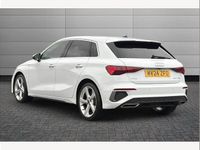 Used Audi A3 S-Line 110 HP (80 kW) 2024 Glacier white Hatchback