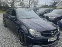 Used Mercedes C63 AMG AMG 450 HP (330 kW) 2012 Blue Sedan