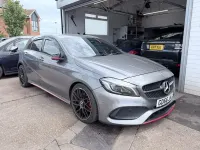 Used Mercedes A200 AMG Line Premium 136 HP (100 kW) 2017 Grey Hatchback