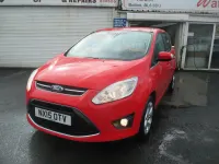 Used Ford Grand C-Max Zetec 115 HP (84 kW) 2015 Red MPV