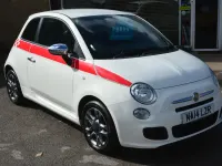 Used Fiat 500 S 69 HP (50 kW) 2014 White Hatchback