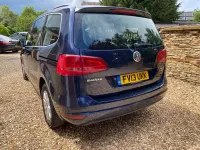 Used VW Sharan SE 140 HP (102 kW) 2013 Blue MPV