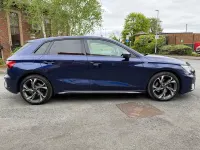 Used Audi A3 S-Line 150 HP (110 kW) 2020 Blue Sedan