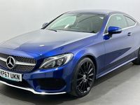 Used Mercedes C200 AMG line 184 HP (135 kW) 2017 Blue Coupe