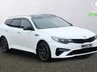 Used Kia Optima GT-Line S 136 HP (100 kW) 2019 White Estate