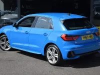 Used Audi A1 Sportback S-Line 95 HP (69 kW) 2020 Turbo blue Hatchback