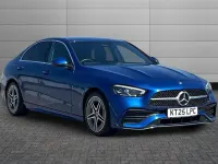 Used Mercedes C200 AMG line 204 HP (150 kW) 2025 Spectral blue Sedan