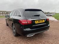 Used Mercedes C200 Premium Plus 2018 Black Estate