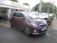 Used Peugeot 108 Allure 82 HP (60 kW) 2016 Mauve/purple Hatchback